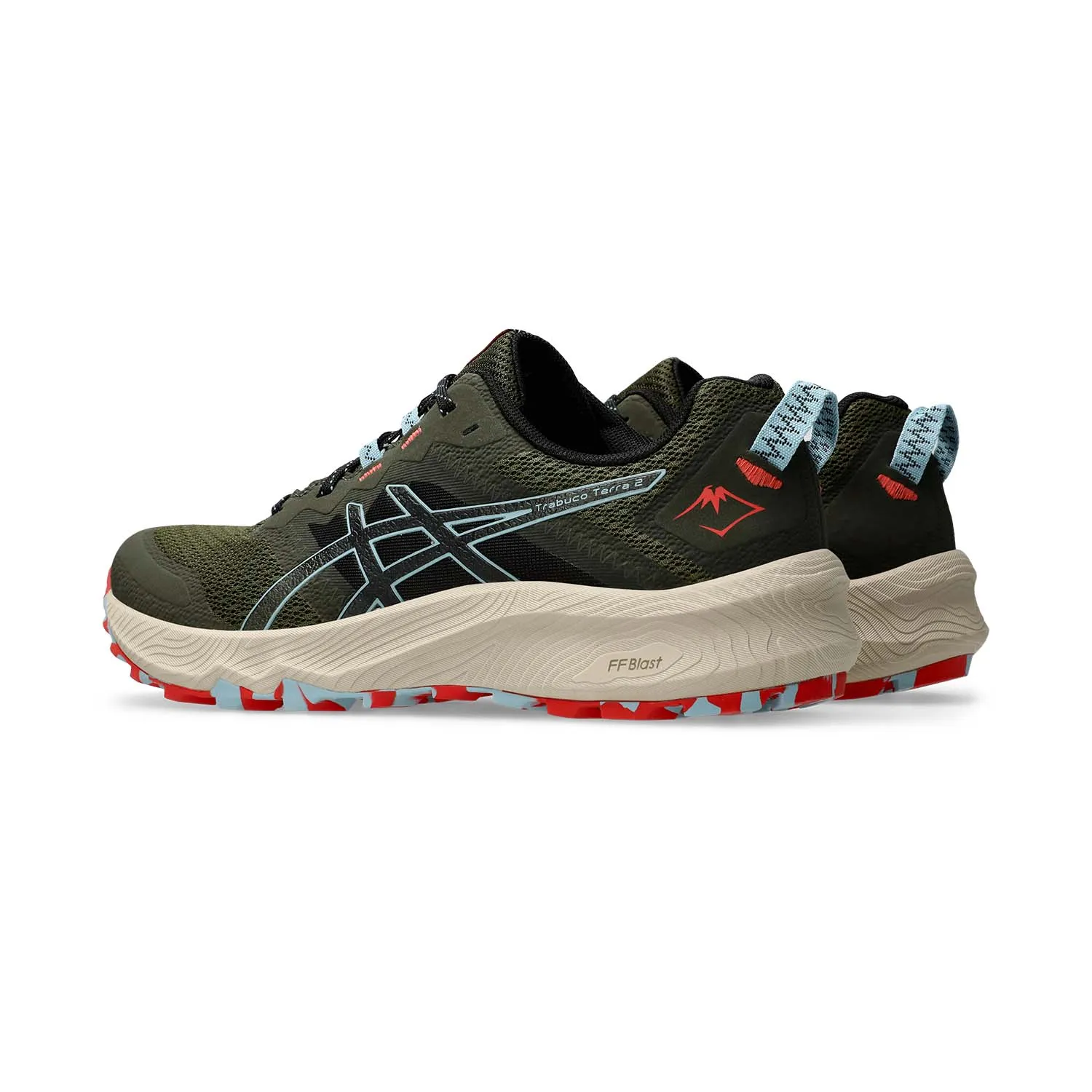 Asics Trabuco Terra 2 Green Blue