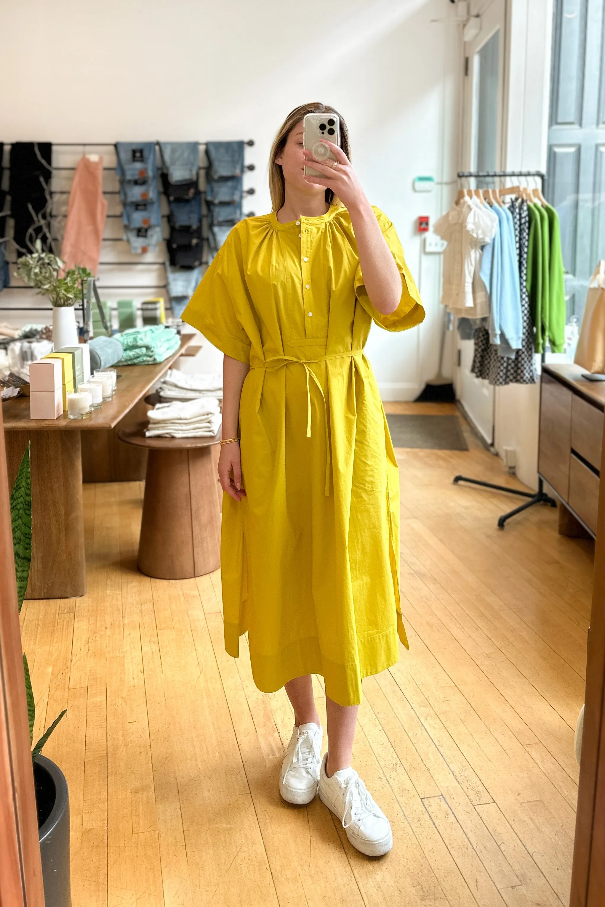 Athena Dress - Jaune Dore