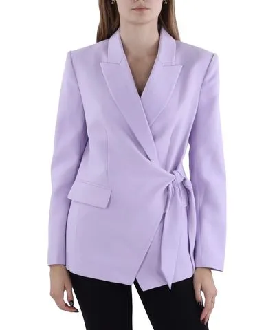 Bcbgmaxazria Womens Side Tie Business Suit Jacket