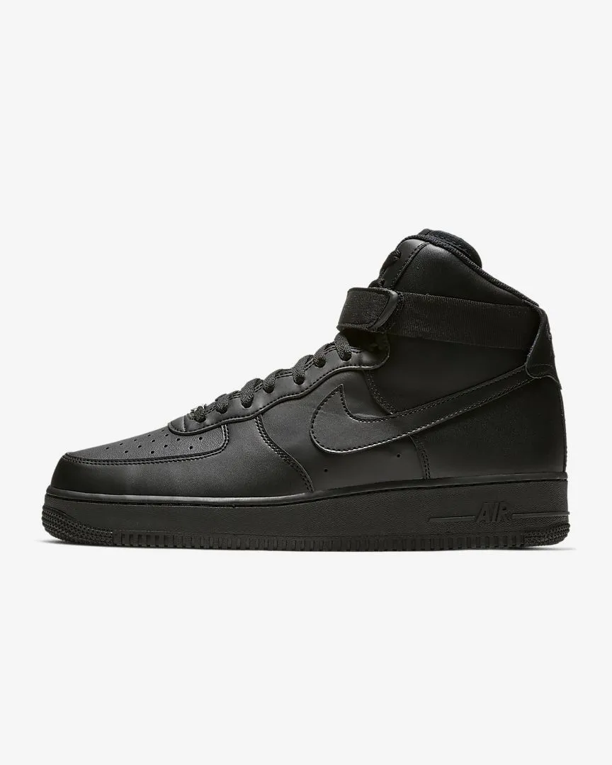 Black Nike Air Force 1 High - Size 9.5 - Customizable Order - Invoice 1 of 2