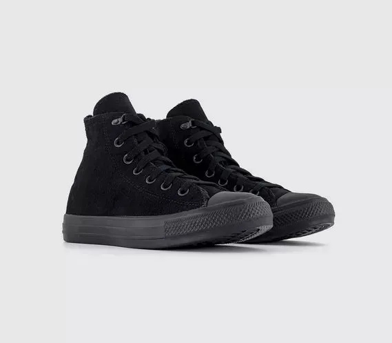 Black Winter Converse All Star Hi