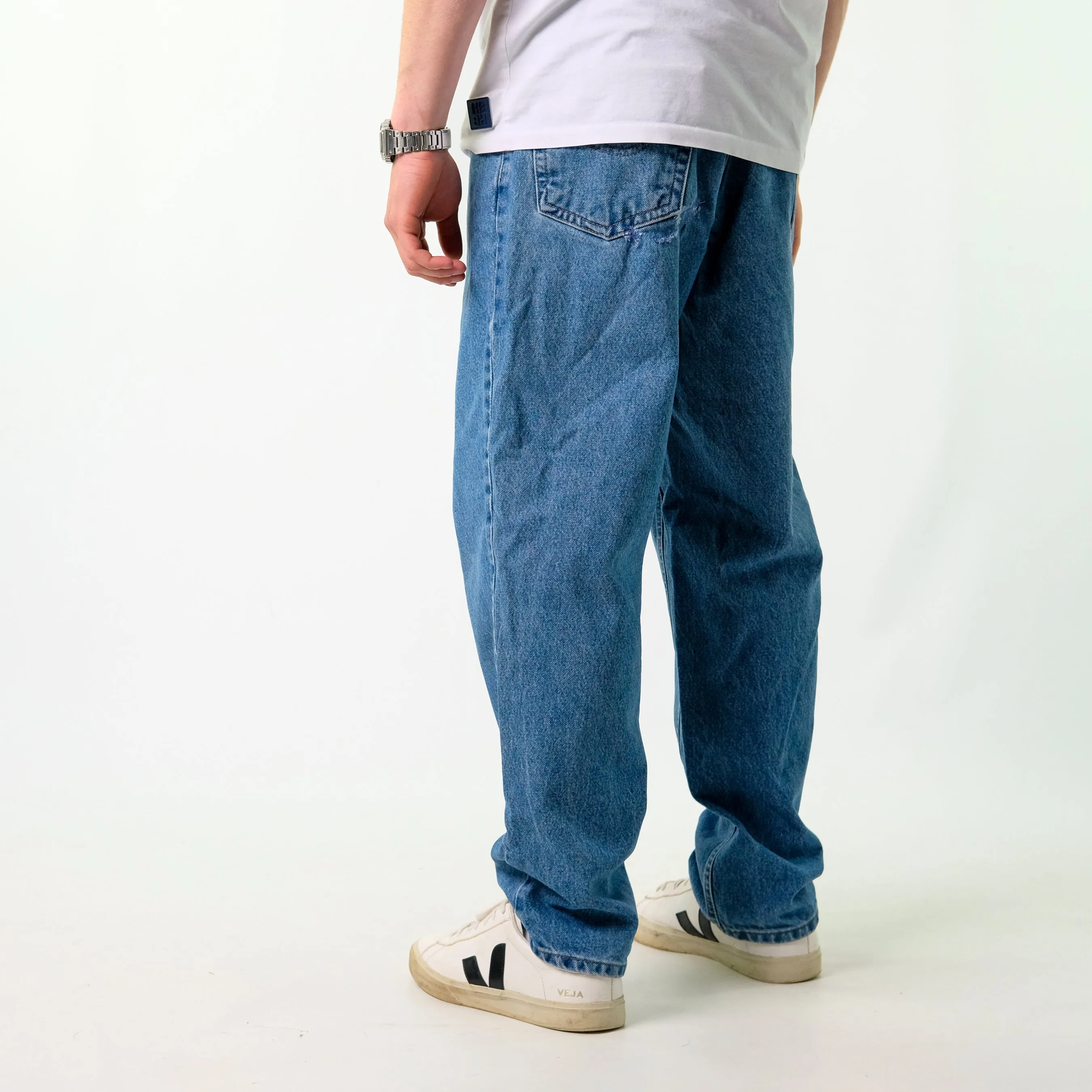 Blue y2ks Carhartt Denim Jeans Baggy Pants (38x30)