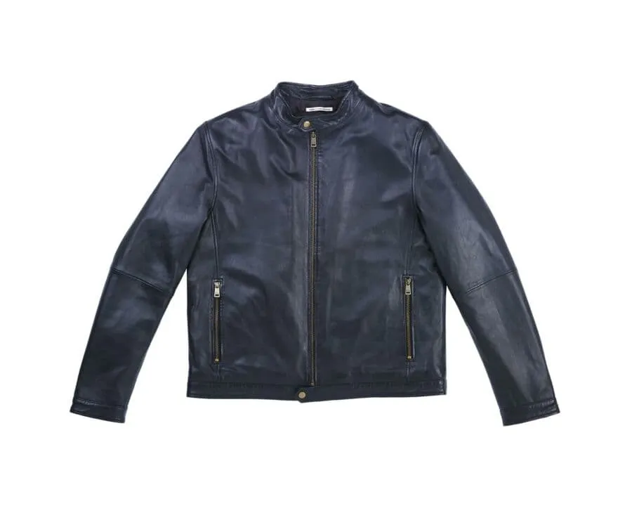 Buy CARTER Black Leather Jacket