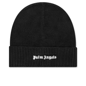 Classic Logo Beanie - Black/White