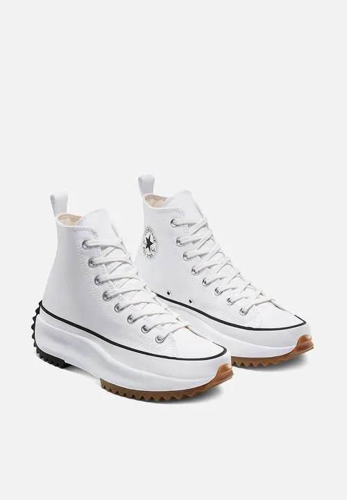 Converse 166800C Run Star Hike Hi White Shoes