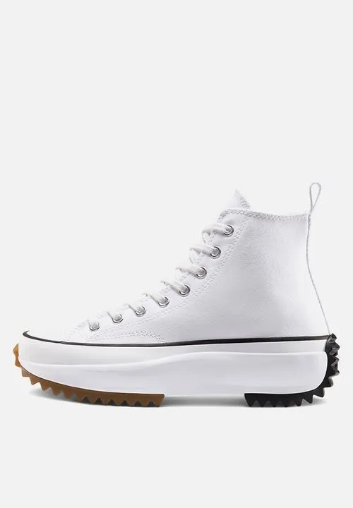 Converse 166800C Run Star Hike Hi White Shoes