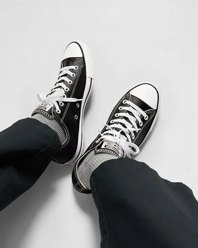 Converse Chuck Taylor All Star Black Leather Low Top 132174C