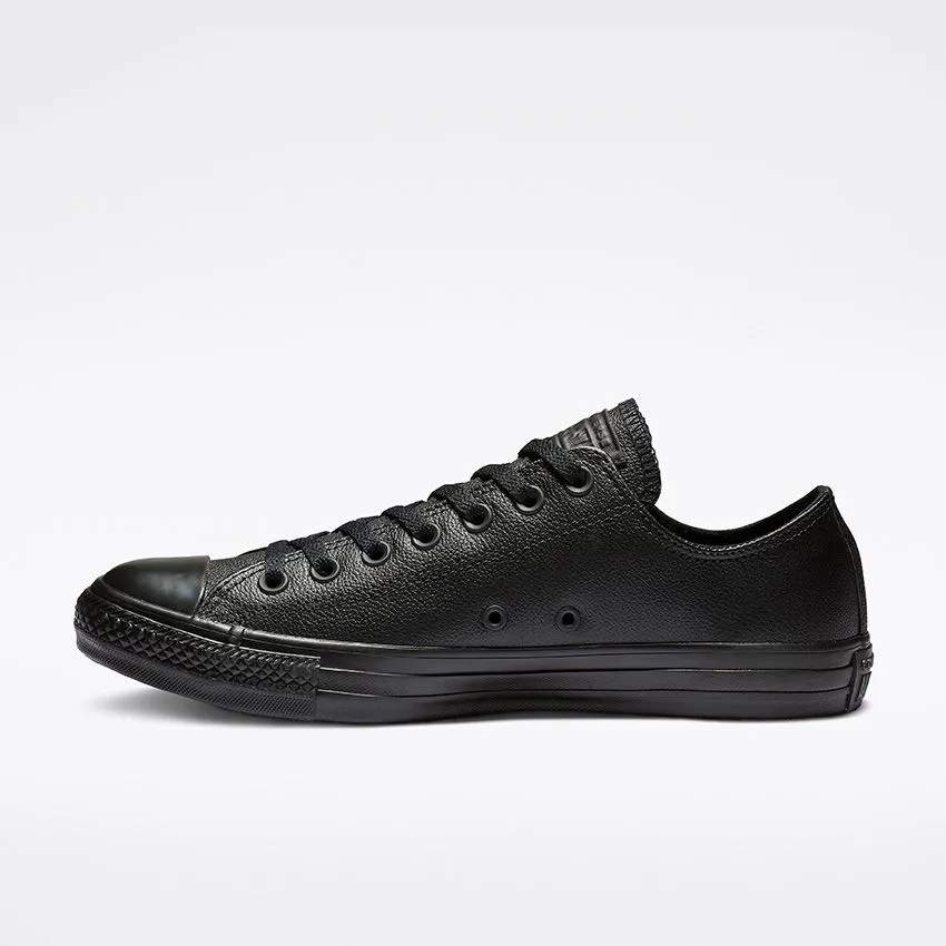 Converse Chuck Taylor All Star Leather Black Low Top - 135253