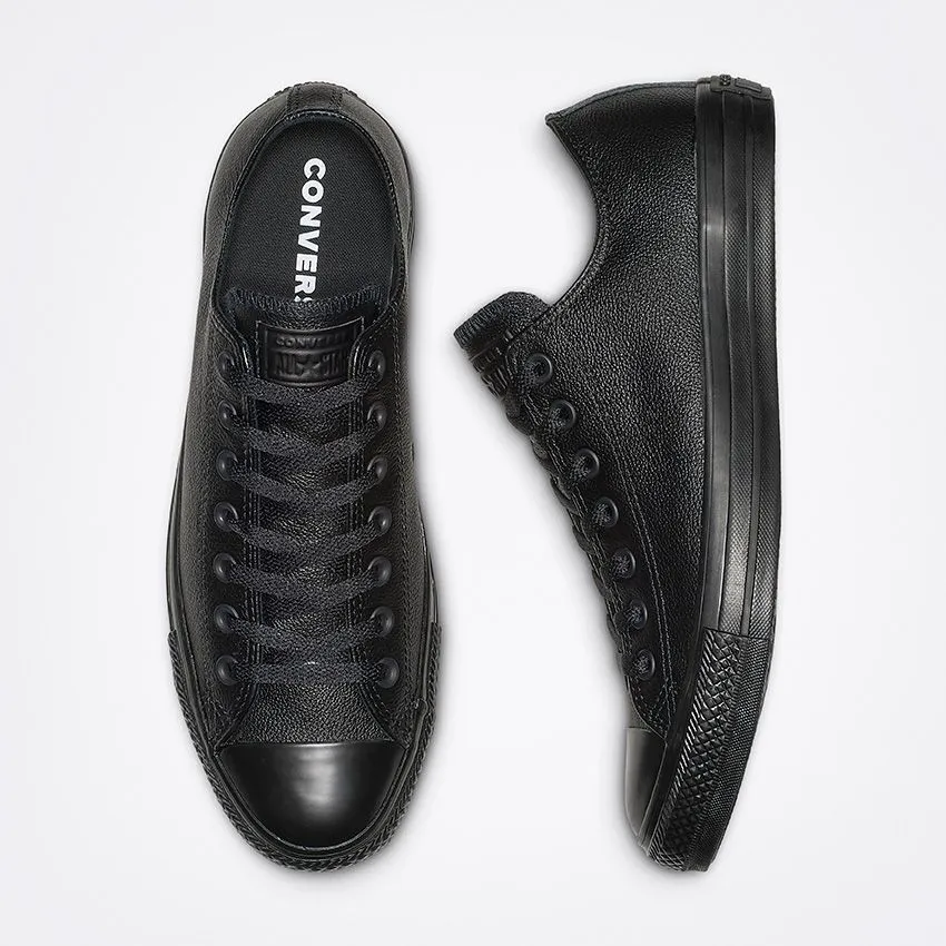 Converse Chuck Taylor All Star Leather Black Low Top - 135253