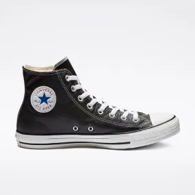 Converse Chuck Taylor All Star Leather High Top Black White 132170C