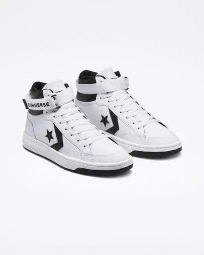 Converse Pro Blaze Cup Mid White Shoes with Removable Strap