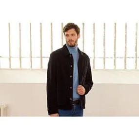 Corduroy Navy Jacket for Men - FIDÉLIEN