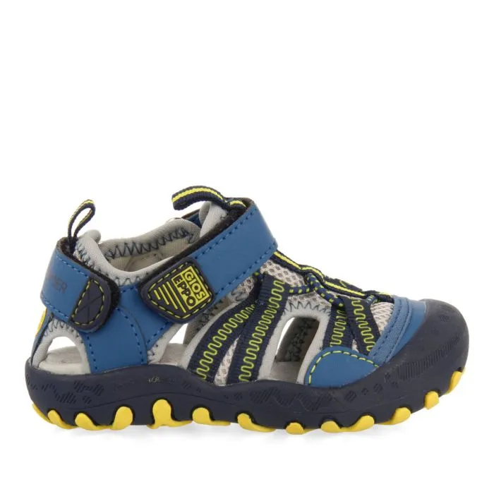 Curvelo babies teal sports sandals