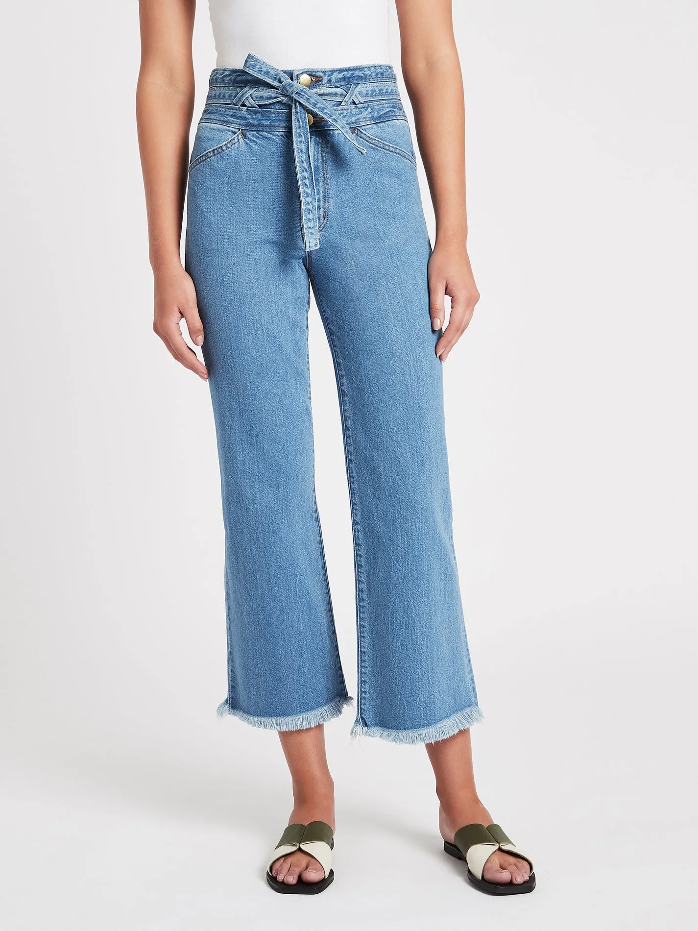 Denim Cropped Jeans for Women