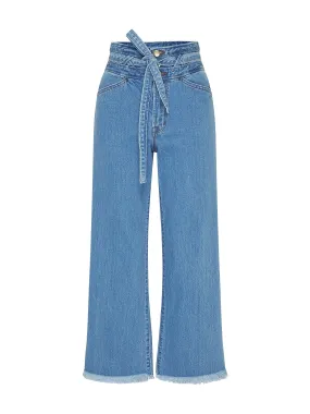 Denim Cropped Jeans for Women