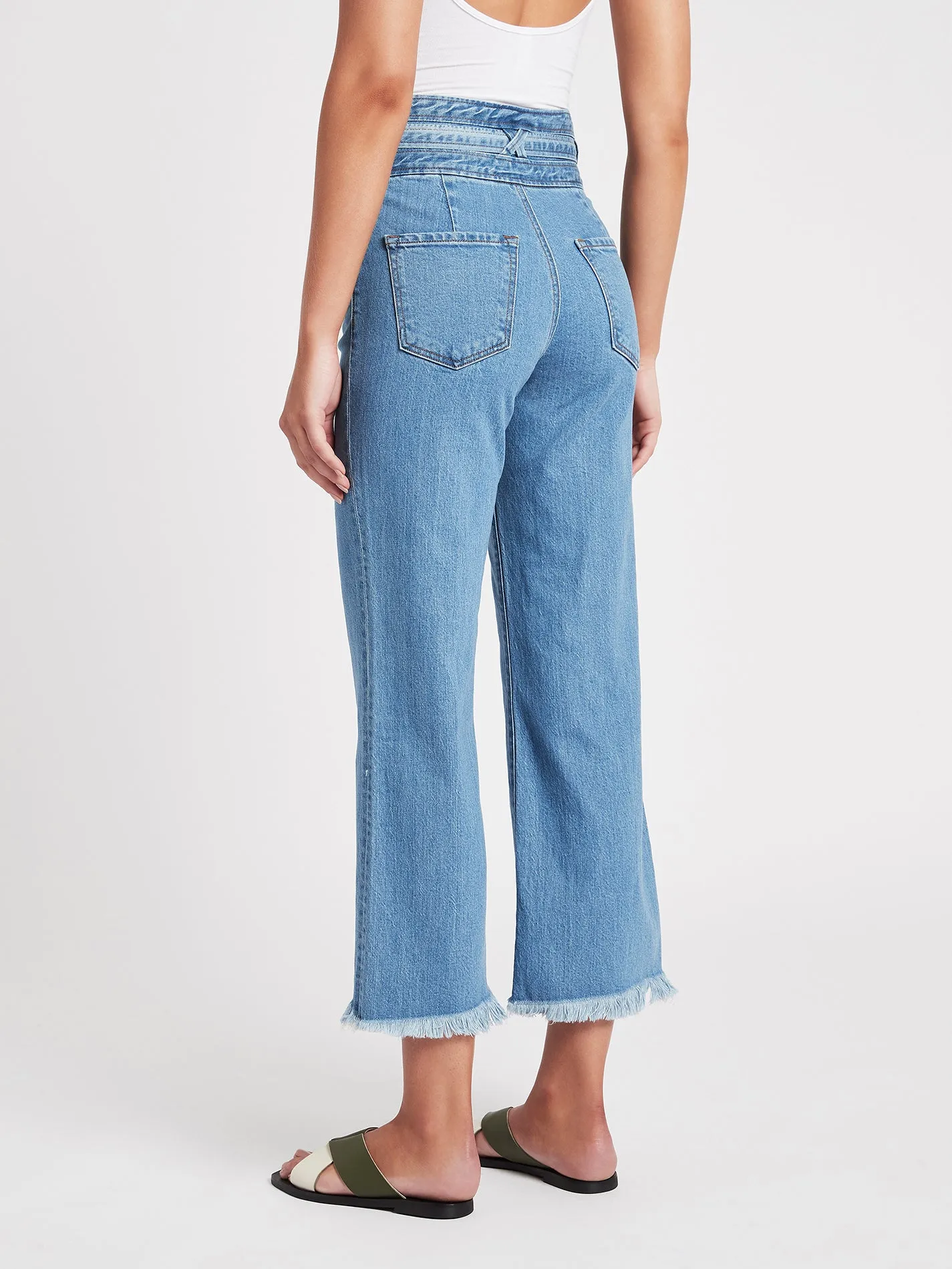 Denim Cropped Jeans for Women