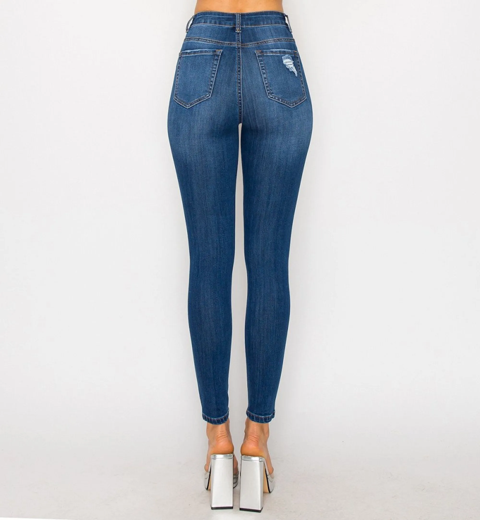 Distressed Skinny Jeans - 90324