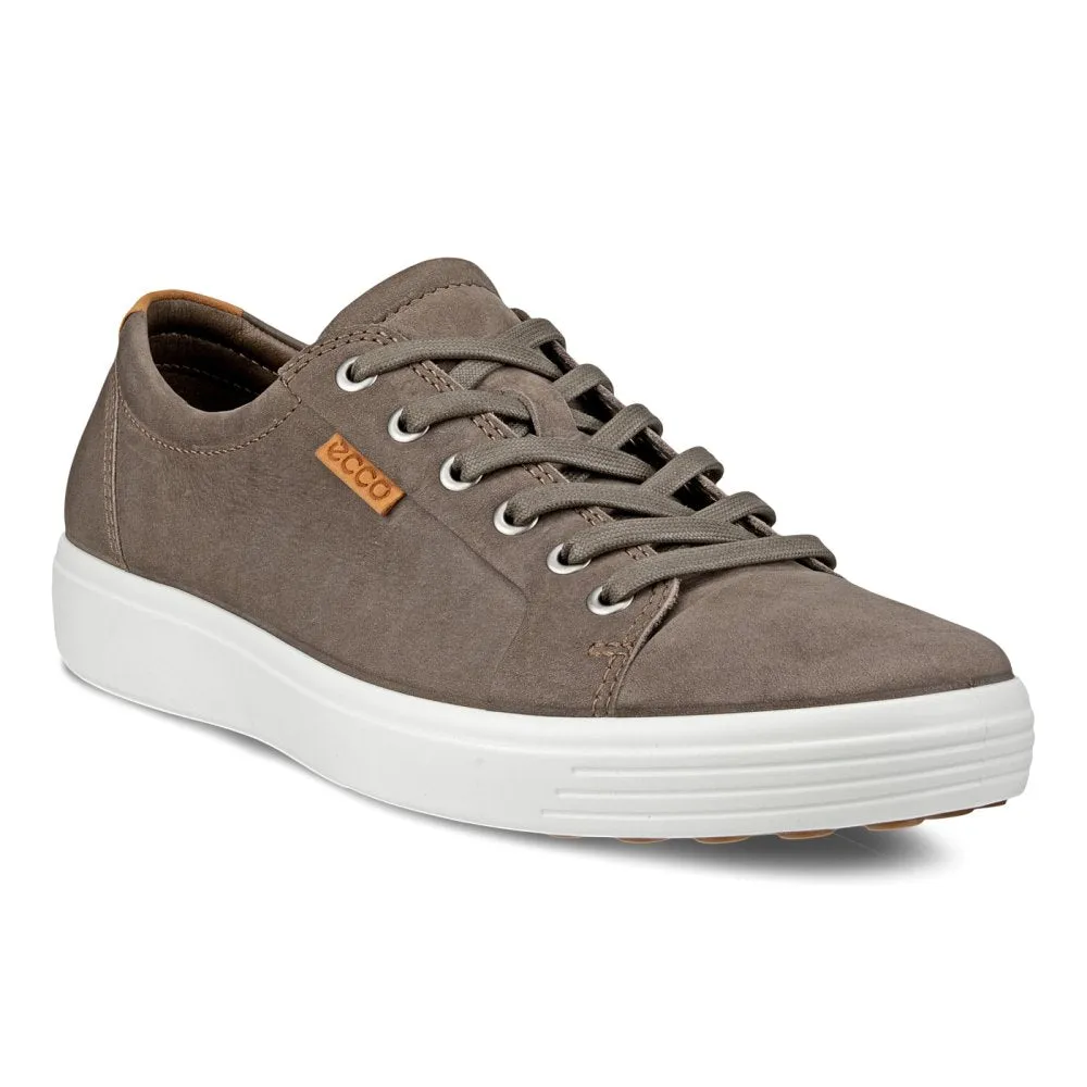 Ecco Men's Soft 7 Lace-Up Shoes - Dark Clay/Lion