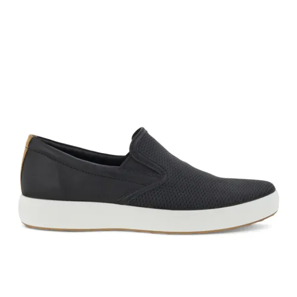 ECCO Soft 7 Slip-On Black Men's Shoes