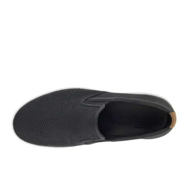 ECCO Soft 7 Slip-On Black Men's Shoes