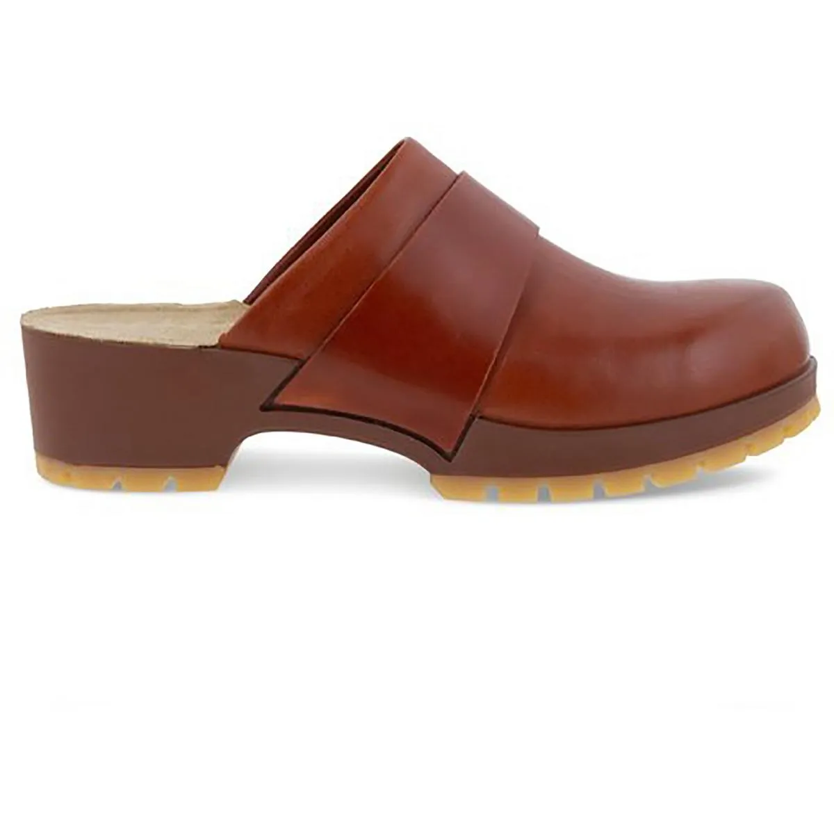 ECCO Women's Leather Slip On Clogs - Comfortable & Stylish