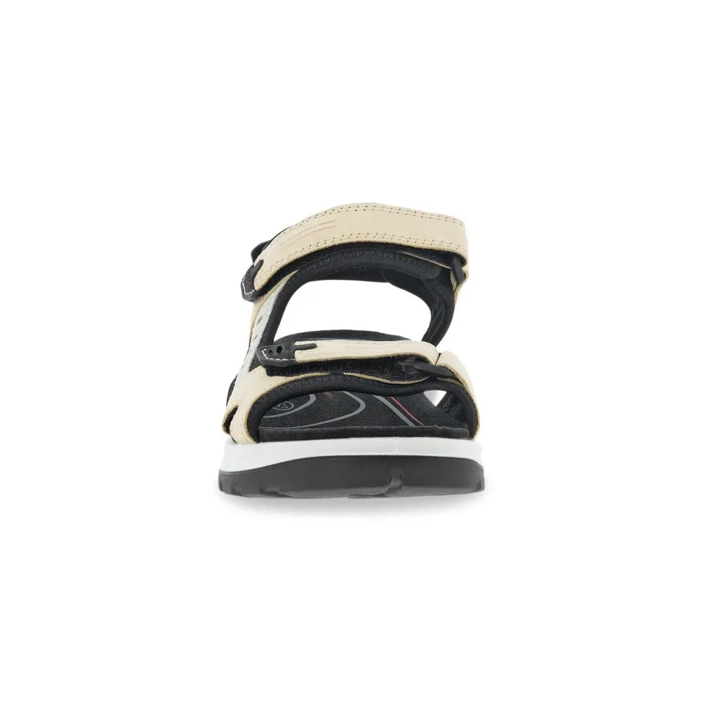 Ecco Yucatan Sandal for Women - Straw/Shadow White