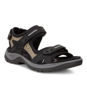 ECCO Yucatan Womens Sandals Black/Mole