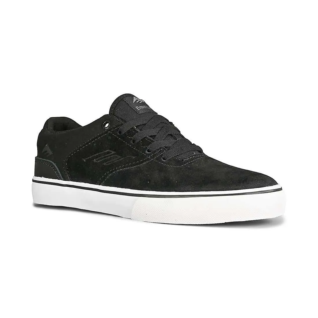 Emerica Low Vulc Youth Skate Shoes - Black/White/Gum - Buy Now