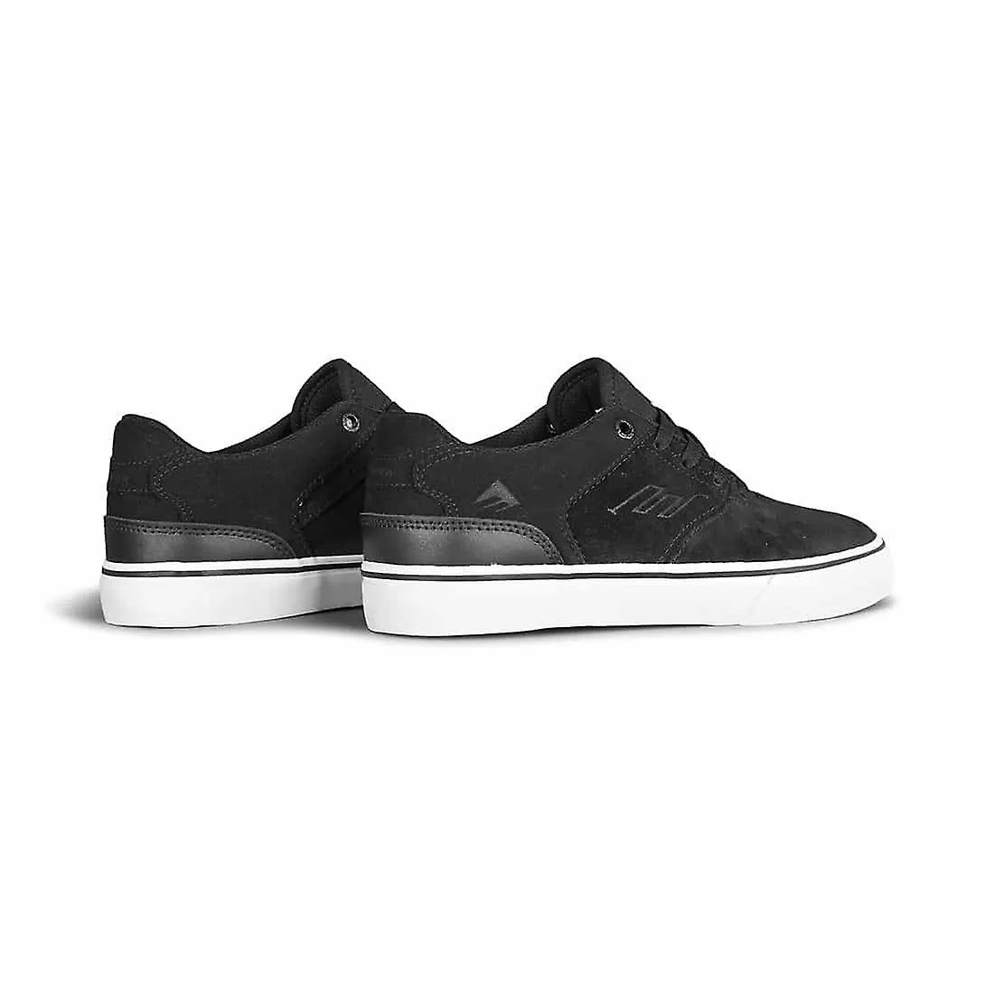 Emerica Low Vulc Youth Skate Shoes - Black/White/Gum - Buy Now