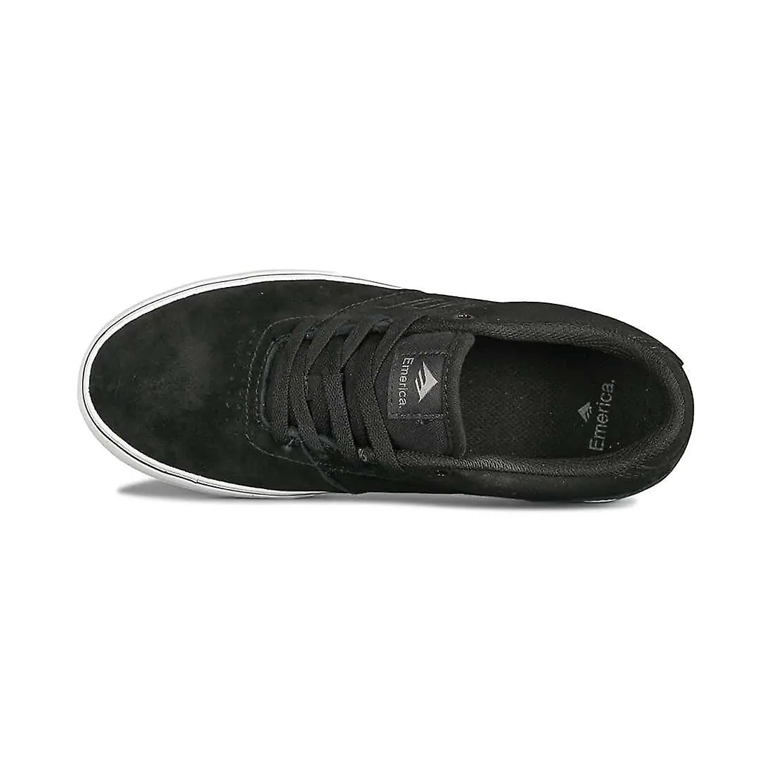 Emerica Low Vulc Youth Skate Shoes - Black/White/Gum - Buy Now