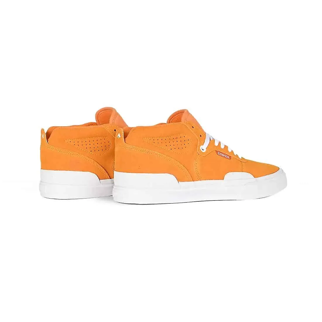 Emerica Pillar Mid-Top Skate Shoes - Burnt Orange.