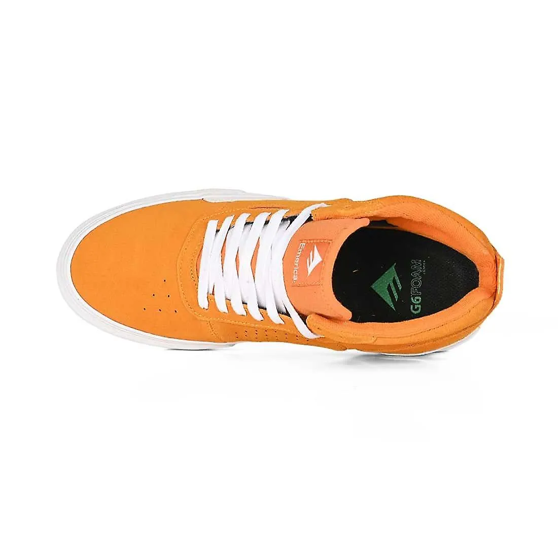 Emerica Pillar Mid-Top Skate Shoes - Burnt Orange.