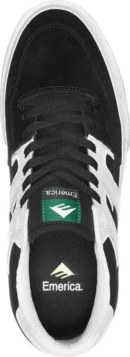 Emerica Tilt G6 Vulc Black/White shoes.