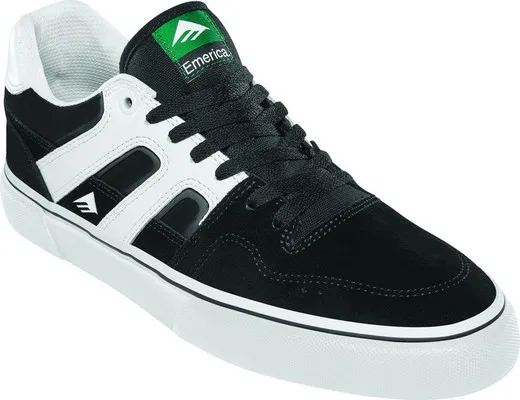 Emerica Tilt G6 Vulc Black/White shoes.