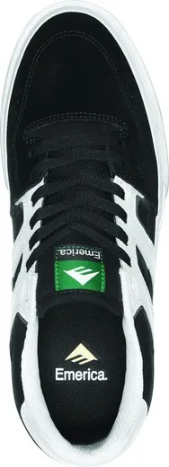 Emerica Tilt G6 Vulc Black/White shoes.