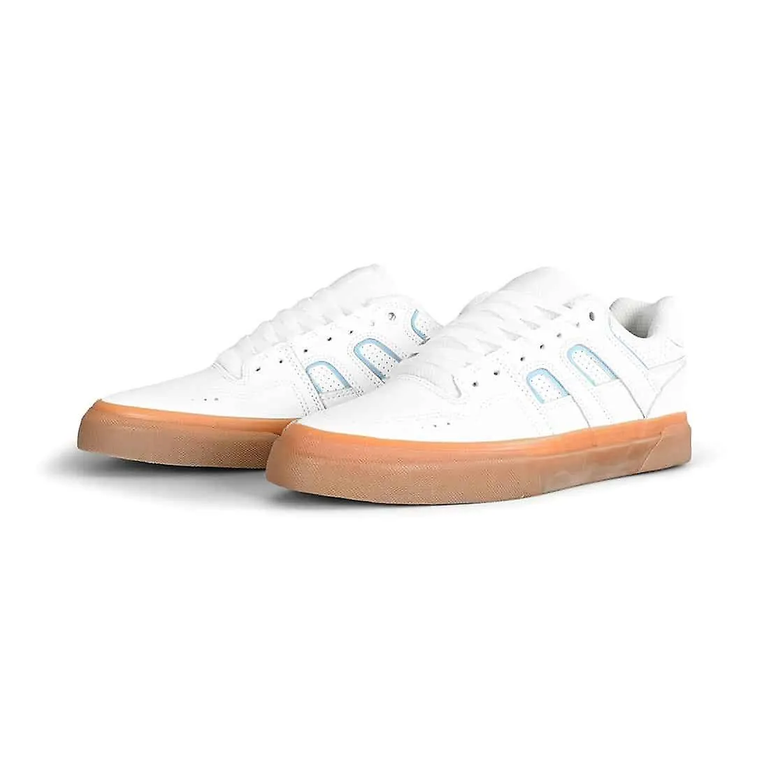 Emerica Tilt G6 Vulc Skate Shoes - White/Blue/Gum