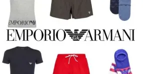 Emporio Armani: Men's T-Shirts, Jerseys, Socks, Starting from €17.10 per package.