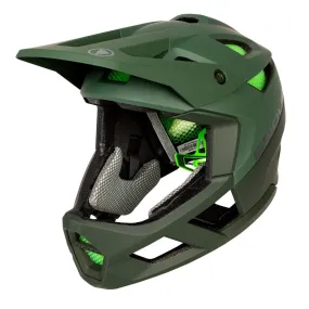 Endura MT500 Full Face Unisex Cycling Helmet - Green