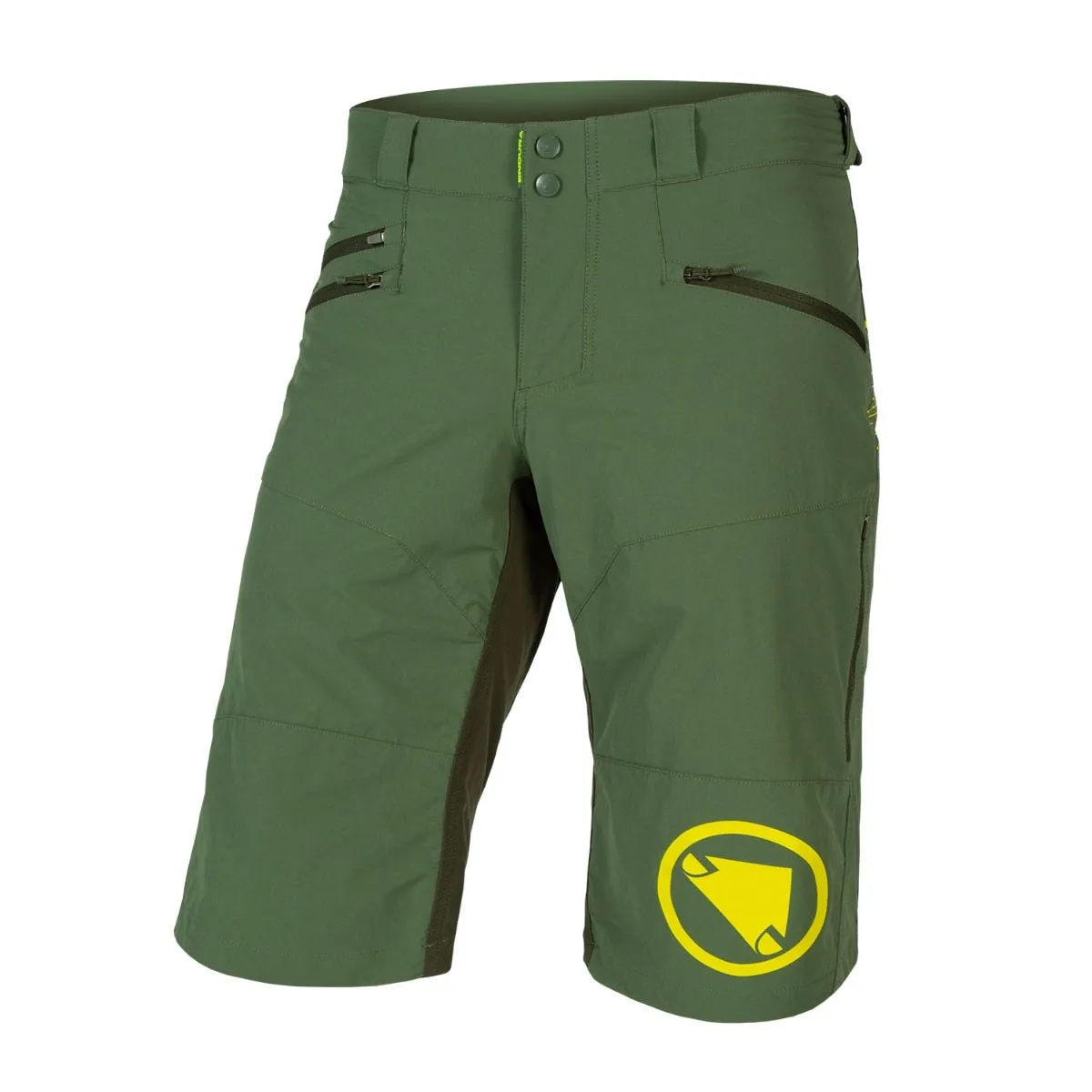 Endura SingleTrack II Verde - Short Ciclismo Hombre