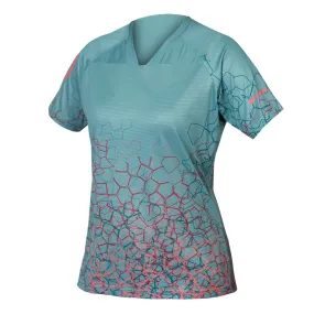 Endura SingleTrack Print Tee LTD Blue - Women's Cycling Jersey