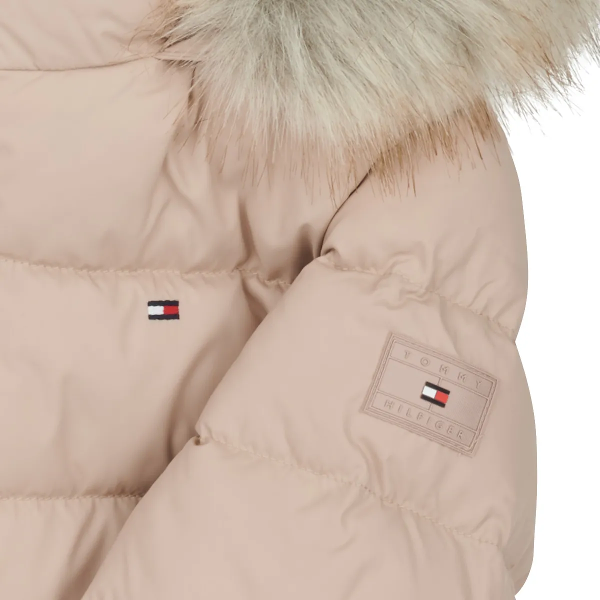 Essential Down Fur Hooded Jacket