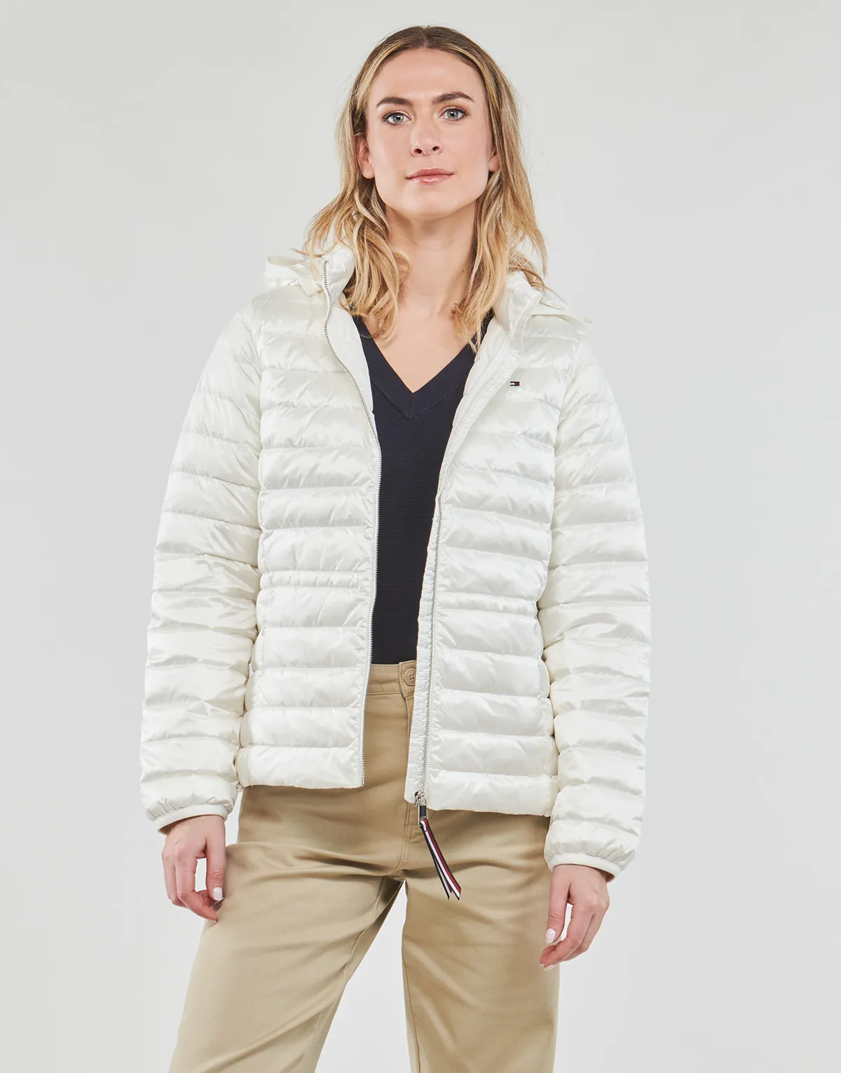 feminine lightweight down jacket