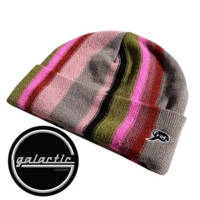 Frog Vertical Stripe Beanie