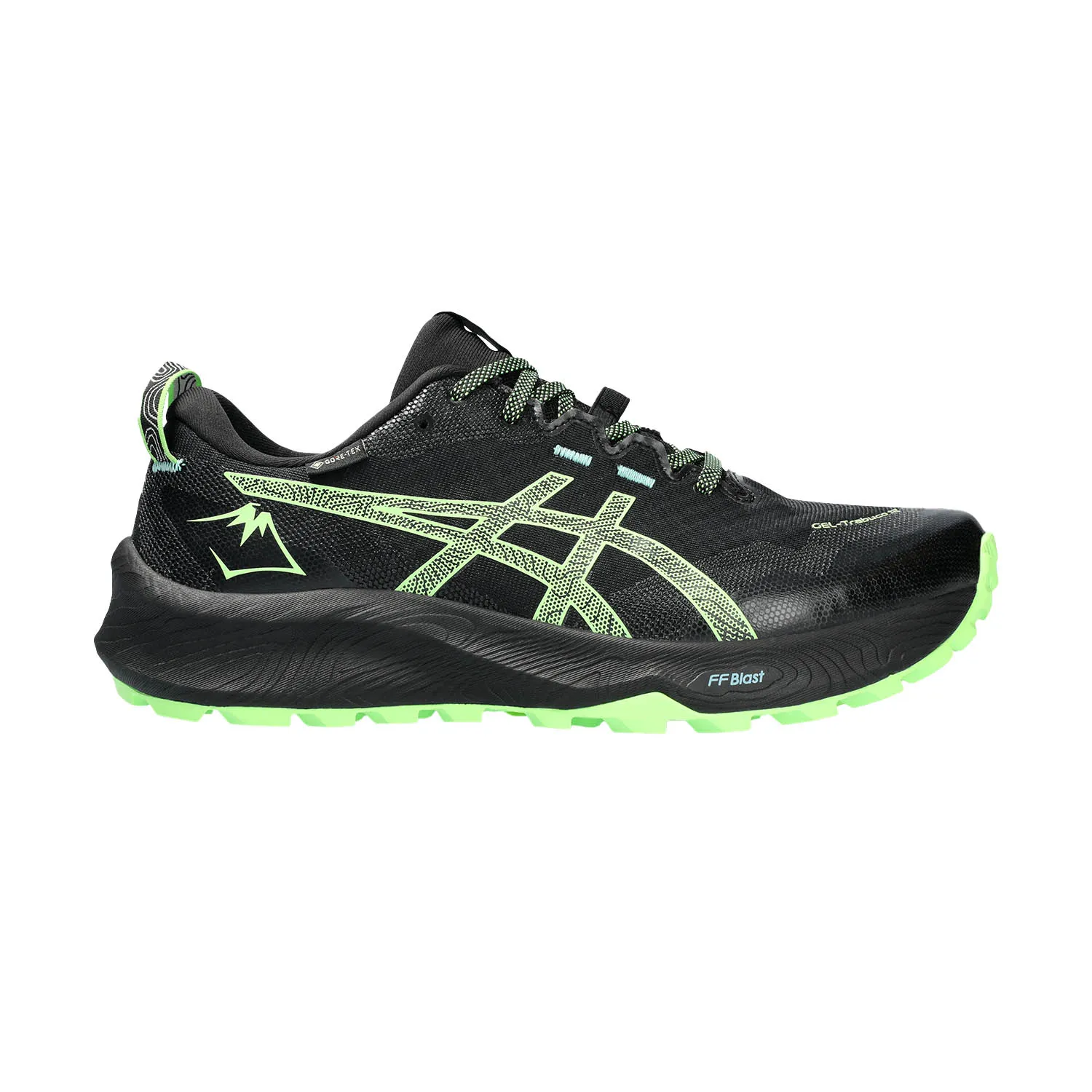 Gel Trabuco 12 GTX Black/Illuminate Green - Asics