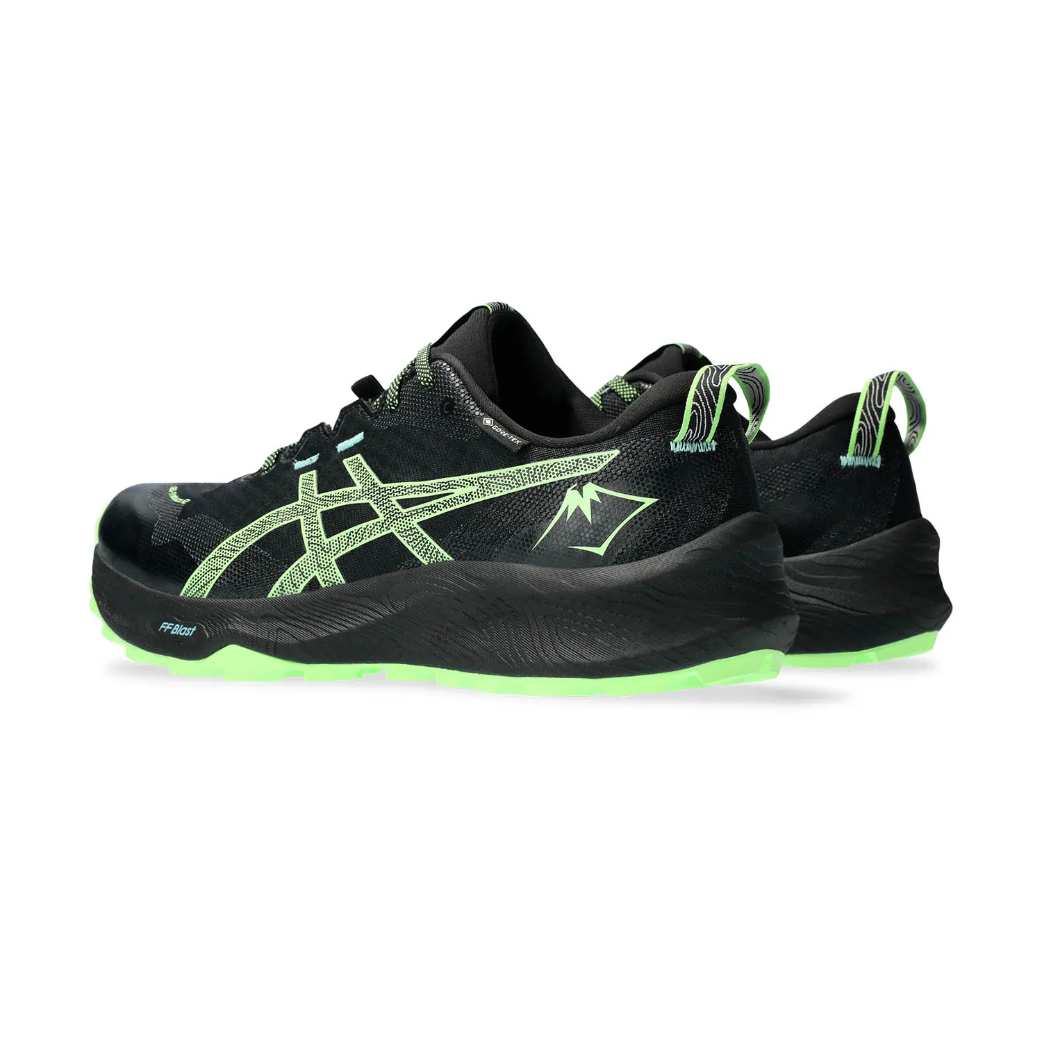 Gel Trabuco 12 GTX Black/Illuminate Green - Asics