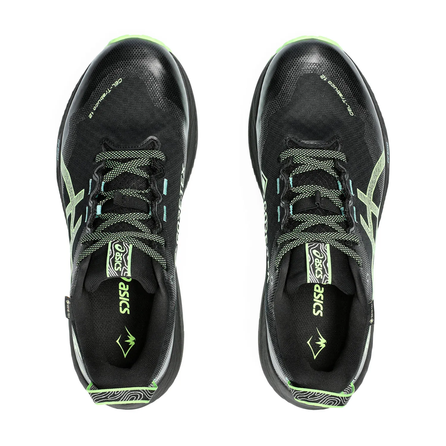 Gel Trabuco 12 GTX Black/Illuminate Green - Asics