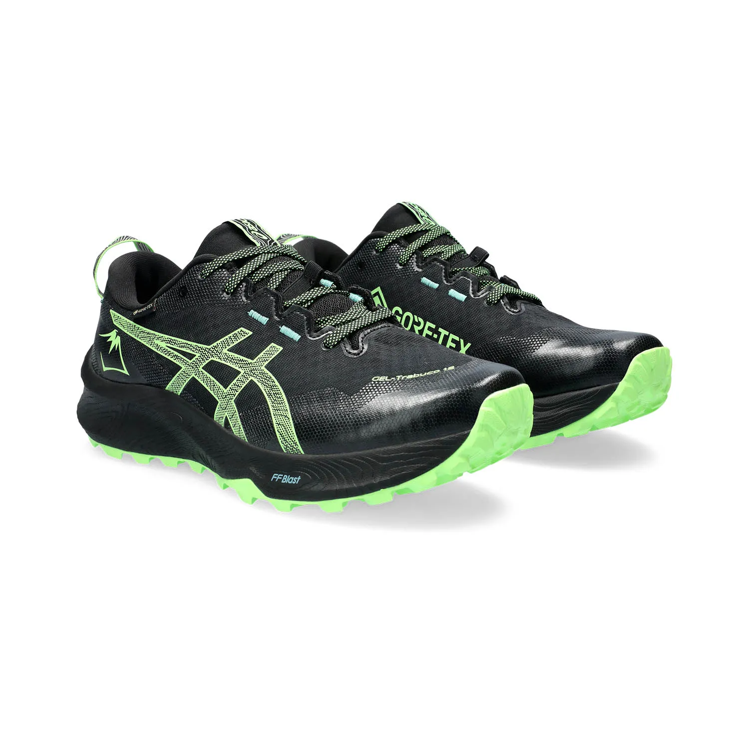 Gel Trabuco 12 GTX Black/Illuminate Green - Asics