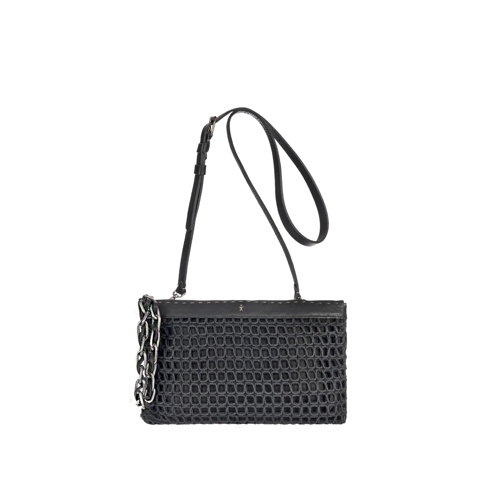 Google Result: Stylish Jewel Crochet Zip Clutch - Shop Now!