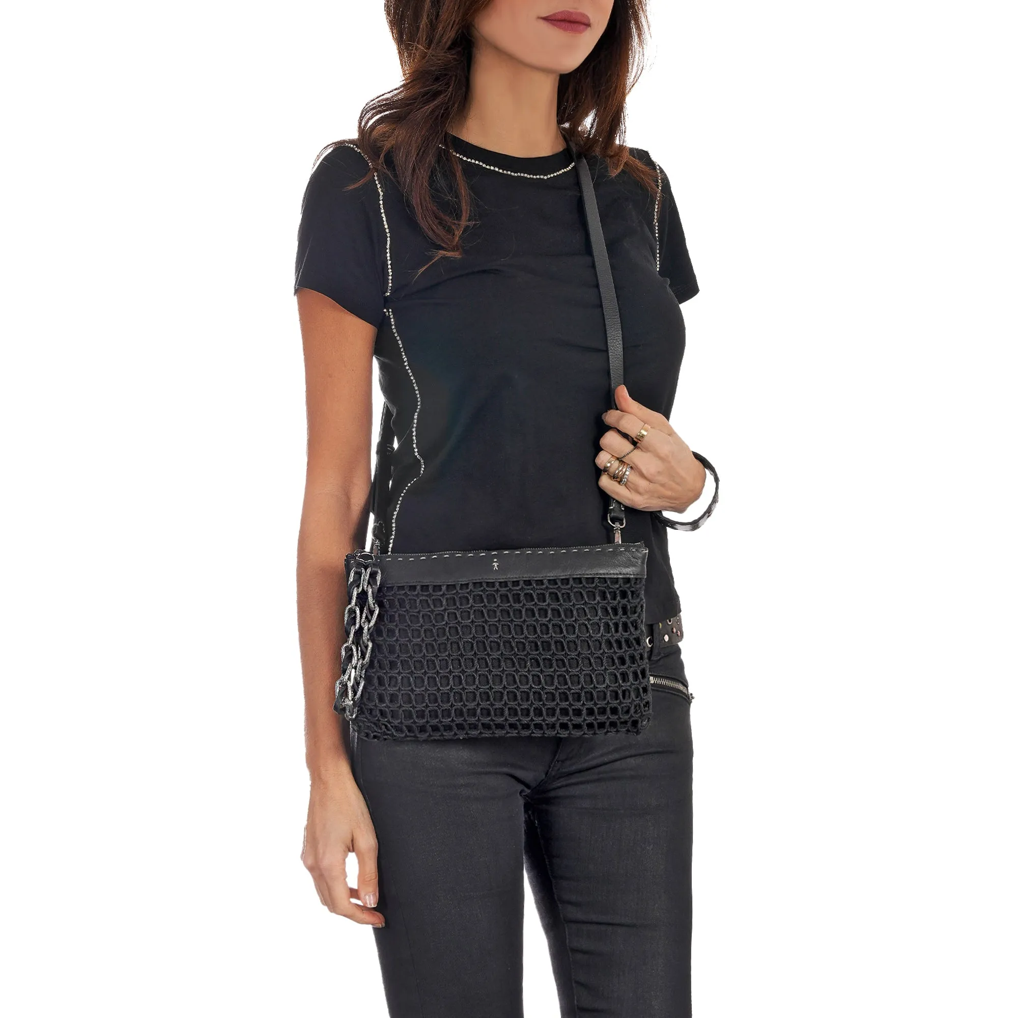 Google Result: Stylish Jewel Crochet Zip Clutch - Shop Now!