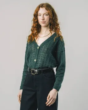 Green Lace Cardigan